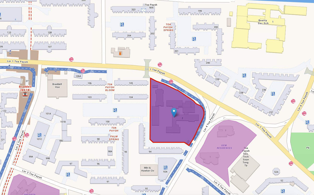 The Orie at Toa Payoh location