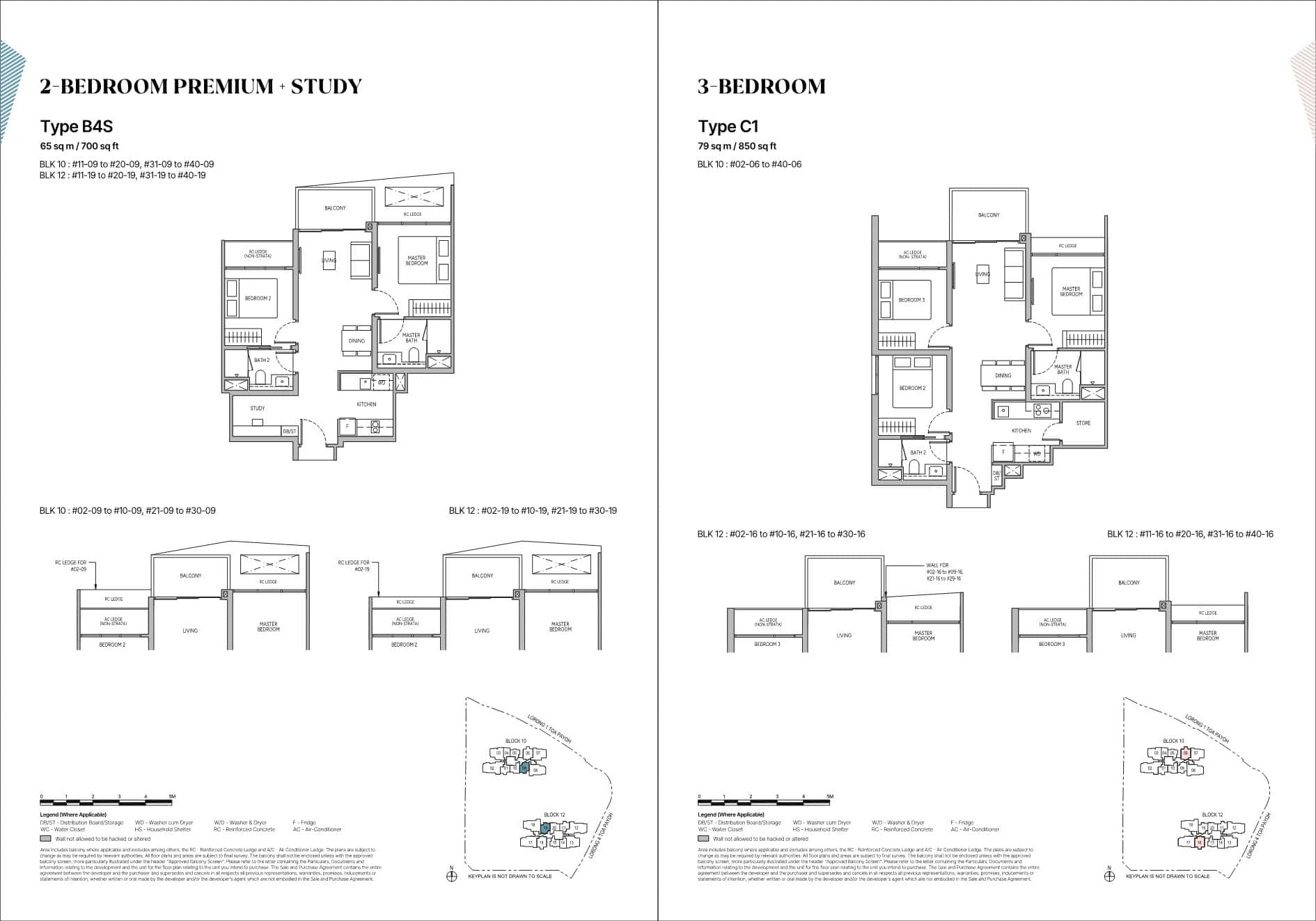 The Orie Floor Plans3 2BR PREMIUM+STUDY 3BR