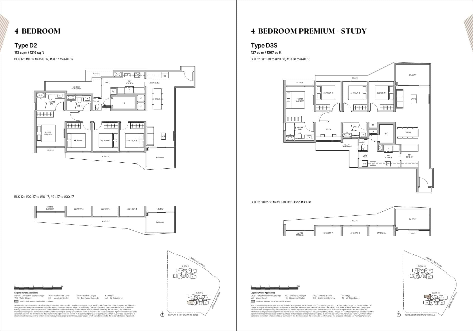 The Orie Floor Plans6 4BR 4BR PREMIUM+STUDY