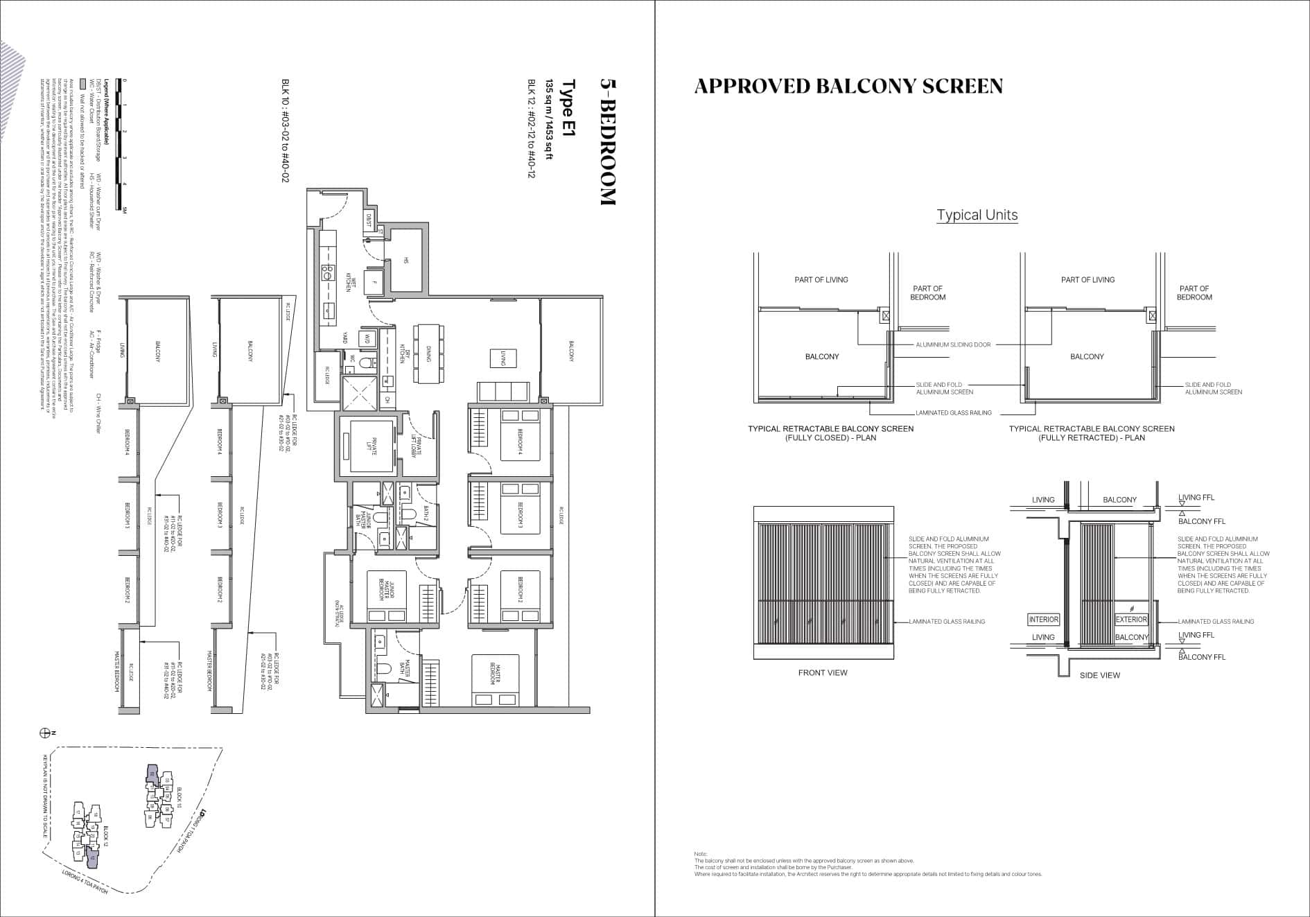 The Orie Floor Plans7 5BR BALCONY APPROVED SCREEN