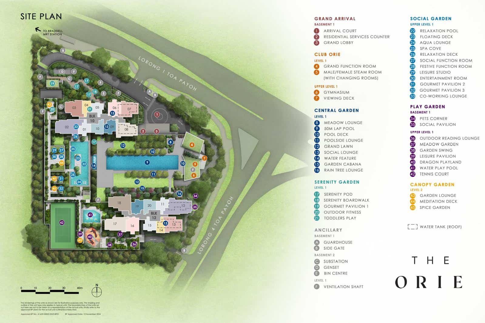 The Orie Site Plan